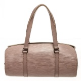 Louis Vuitton Lilac Epi Soufflot Bag
