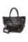 Balenciaga Black Lambskin Leather Velo Tote Bag