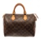 Louis Vuitton Brown Monogram Canvas Speedy 30 Satchel Bag