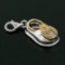 14K TT Gold .18 ctw Diamond Lady Bug Baby Lucky Shoe Charm Lobster Clasp Pendant