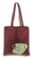Fendi Brown Leather Logo Shopper Tote Bag