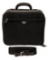 Prada Black Tessuto and Saffiano Leather Porta Computer Bag