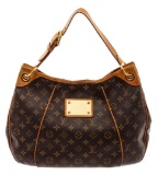 Louis Vuitton Brown Monogram Galliera PM Hobo Bag