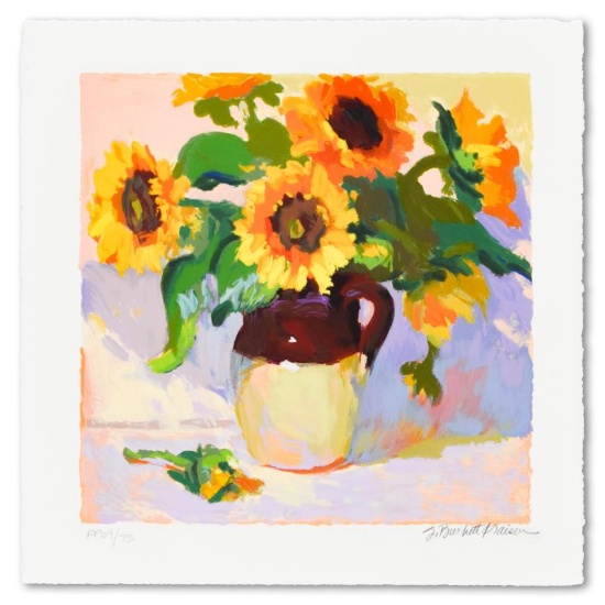 Sunflowers by Kaiser, S. Burkett Art, Antiques & Collectibles Art