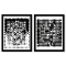 YMPHY et Aguia-II de la serie Croises (Diptych) by Vasarely (1908-1997)