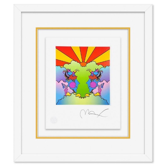 Profile and Sunrise by Peter Max