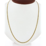 NEW Unisex Solid 14k Yellow Gold 2.6mm Miami Cuban Curb Link 24
