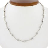 18K White Gold 16