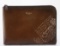 Berluti Brown Venetian Leather Calligraphy Nino GM Document Case