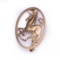 Rare Vintage Gold Unicorn Brooch