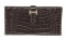 Hermes Black Alligator Leather Bearn Wallet