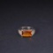 14K White Gold & Citrine Ring
