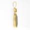 NEW 22k 14k Gold Bezel Hexagon Ammolite & Triangle Imperial Topaz Large Pendant