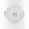 Antique 18K White Gold 0.45 ctw Bezel European Diamond Bullseye Round Platter Ri