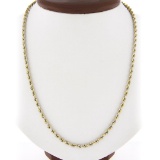 Vintage Unisex 18k Solid Two Tone Gold 18