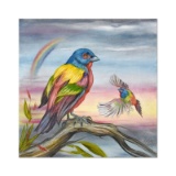 Rainbow Buntings by Katon Original