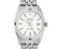 Rolex Mens Stainless Steel Silver Index 18K White Gold Diamond & Emerald Bezel 3