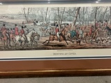 Meeting at Cover litho in Currier & Ives style