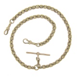 Men's Antique 9 ctw Rosy Yellow Gold Unique Mariner Link 16.5