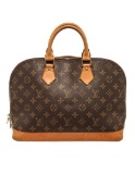 Louis Vuitton Brown Monogram Canvas Alma PM Handbag