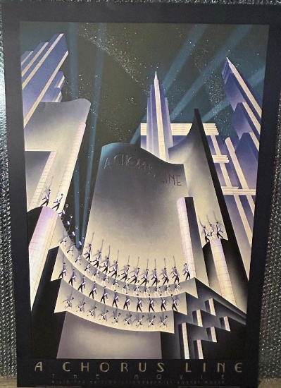A Chorus Line poster by Robert Hoppe