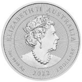 2022 2oz Australian Piedfort Dingo Silver Coin