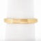 Antique 14k Yellow Gold 2.5mm Polished Faceted Eternity Stack Wedding Band Ring