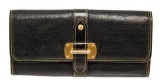 Louis Vuitton Black Suhali Leather Le Favori Wallet