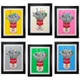 Tomato Pop Matching Set by Mr Brainwash