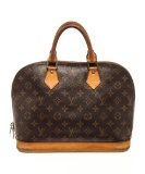 Louis Vuitton Brown Monogram Canvas and Leather Alma PM Bag