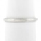 Classic 14k White Gold 2.2mm Domed Polished w/ Milgrain Stack Wedding Band Ring