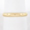 Unisex Classic 14k Yellow Gold 3.1mm Plain Dome Polished Stack Wedding Band Ring