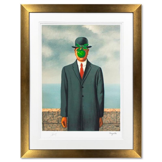 Le Fils De Lhomme by Magritte (1898-1967)