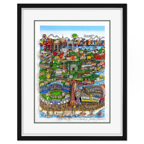 Take the B-Train to Brooklyn by Fazzino Charles