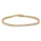 9.25 ctw Diamond Tennis Bracelet - 14KT Yellow Gold