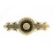 Vintage Victorian Revival 14K Yellow Gold Detailed Bead Work Bar Pin Brooch