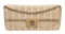 Chanel Tan Quilted Nylon New Travel Line Flap Shoulder Bag