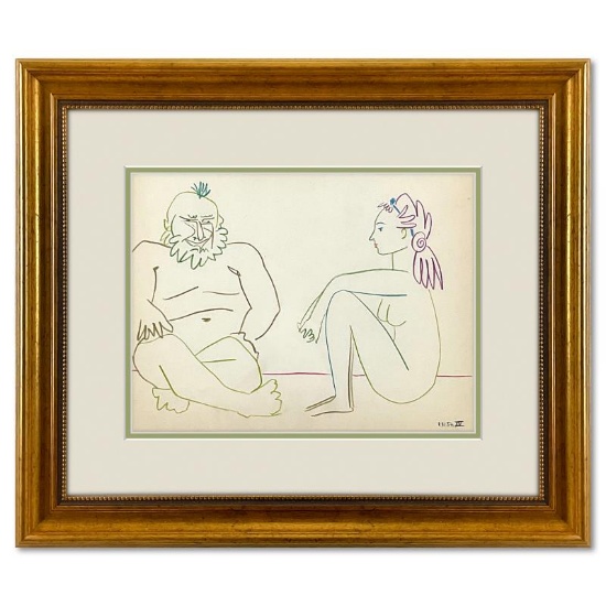 La Comedie Humaine 27.1.54-I by Picasso (1881-1973)