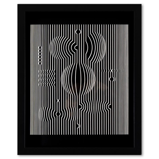 Manipur de la serie Ondulatoires by Vasarely (1908-1997)