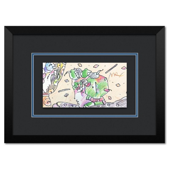 Lady Through Window by Peter Max