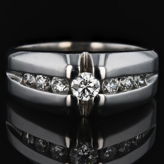 0.73 ctw Diamond 14KT White Gold Ring