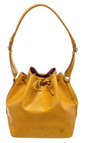 Louis Vuitton Yellow Epi Leather Noe PM Bag