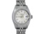 Rolex Ladies Stainless Steel Silver Index 26MM Quickset Datejust Wristwatch