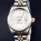 Rolex Ladies 2T Yellow Gold & Stainless Steel White Index Wristwatch 26MM