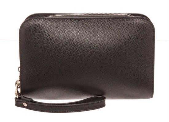 Louis Vuitton Black Baikal Pochette Clutches