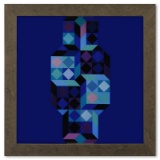 Tridim - G de la serie Hommage A LHexagone by Vasarely (1908-1997)
