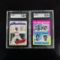 Set of (2) Jim Rice Baseball Cards - SGC Graded Rookie & All-Star