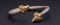 Sterling Silver & 18K Yellow Gold Crossover Bracelet by Ricardi