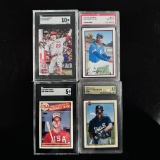 Set of (4) Baseball Cards - Trout, Griffey Jr., McGwire & Frank Thomas - Mixed G
