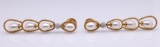 18K Yellow Gold & Pearl Earrings by Victor Loo
